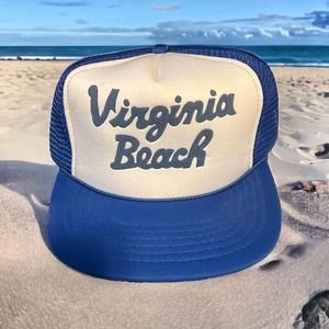 VTG Trucker Style Mesh/Foam Snapback Hat Made in China VIRGINIA BEACH